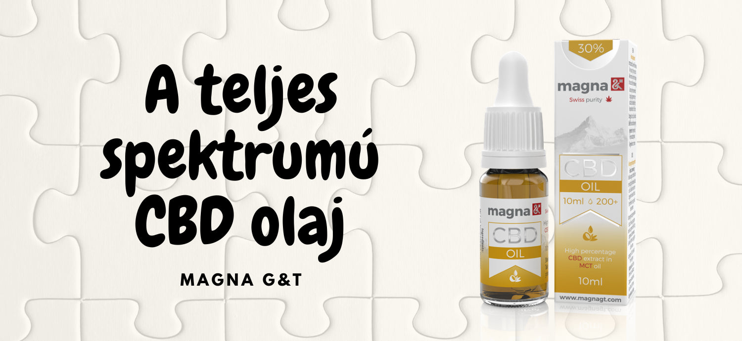 Magna G&T teljes spektrumú CBD olaj
