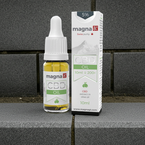 Magna G&T 5% CBD olaj 500mg oliva olajban, teljes spektrumú, természetes kivonat