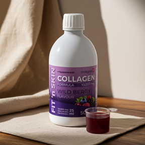 FIT ‘n SKIN Kollagén formula – Kollagén ital – erdei bogyós gyümölcsös izű