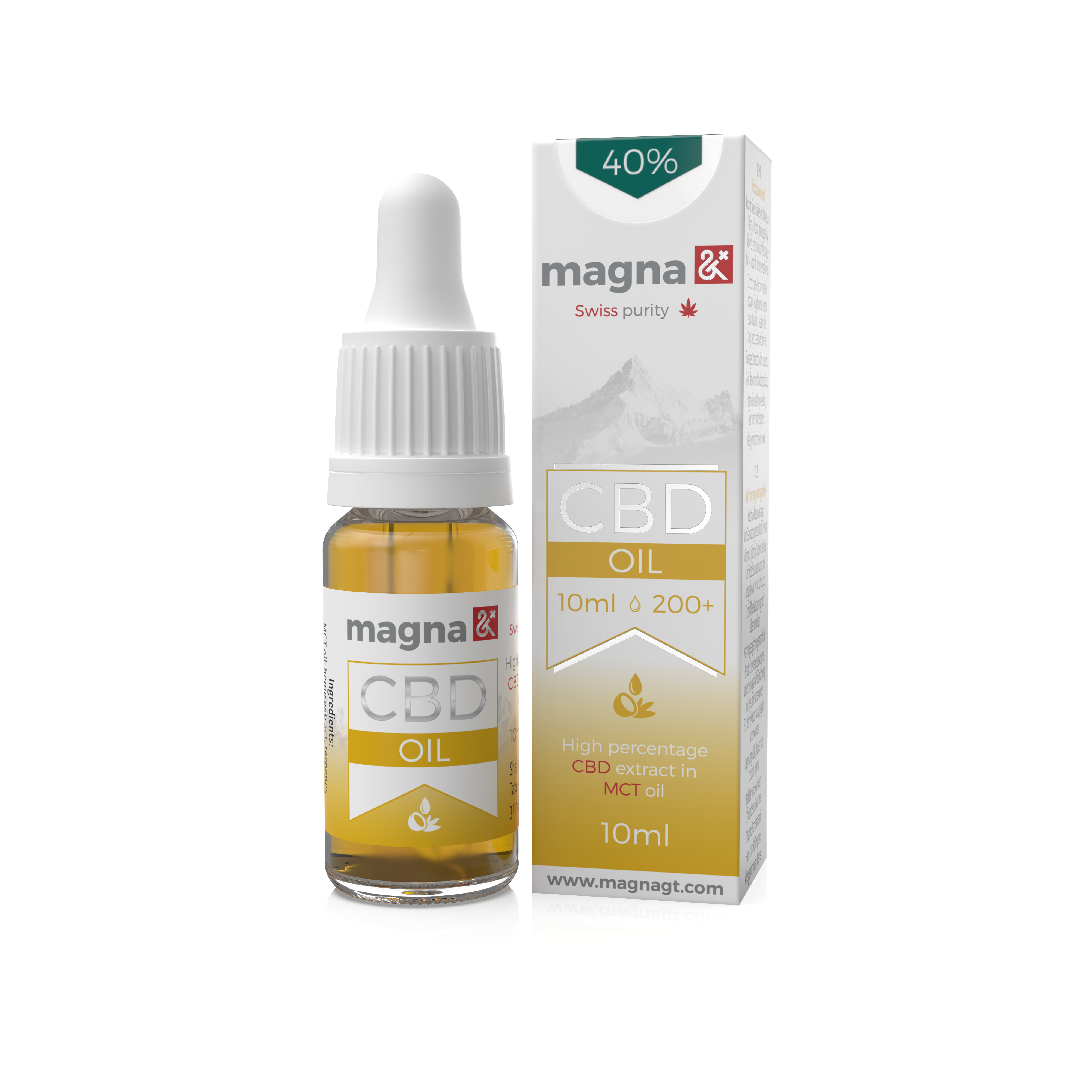 Magna G&T 40% CBD Olaj 4000mg | 10ml | MCT olajban 40% CBD Olaj 4000mg