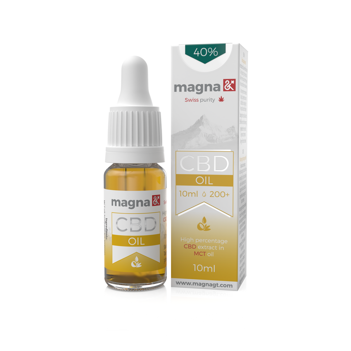 Magna G&T 40% CBD Olaj 4000mg | 10ml | MCT olajban 40% CBD Olaj 4000mg