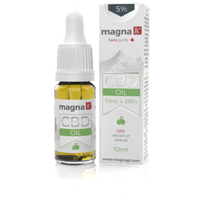 Magna G&T 5% CBD Olaj 500mg, 10ml üveg oliva olajban.